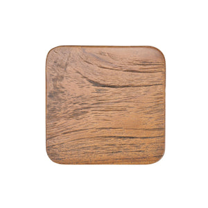 The Material Coaster - Noir délavé rustique moyen