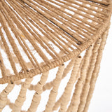Le Lustre en Perles de Bois - Naturel - L