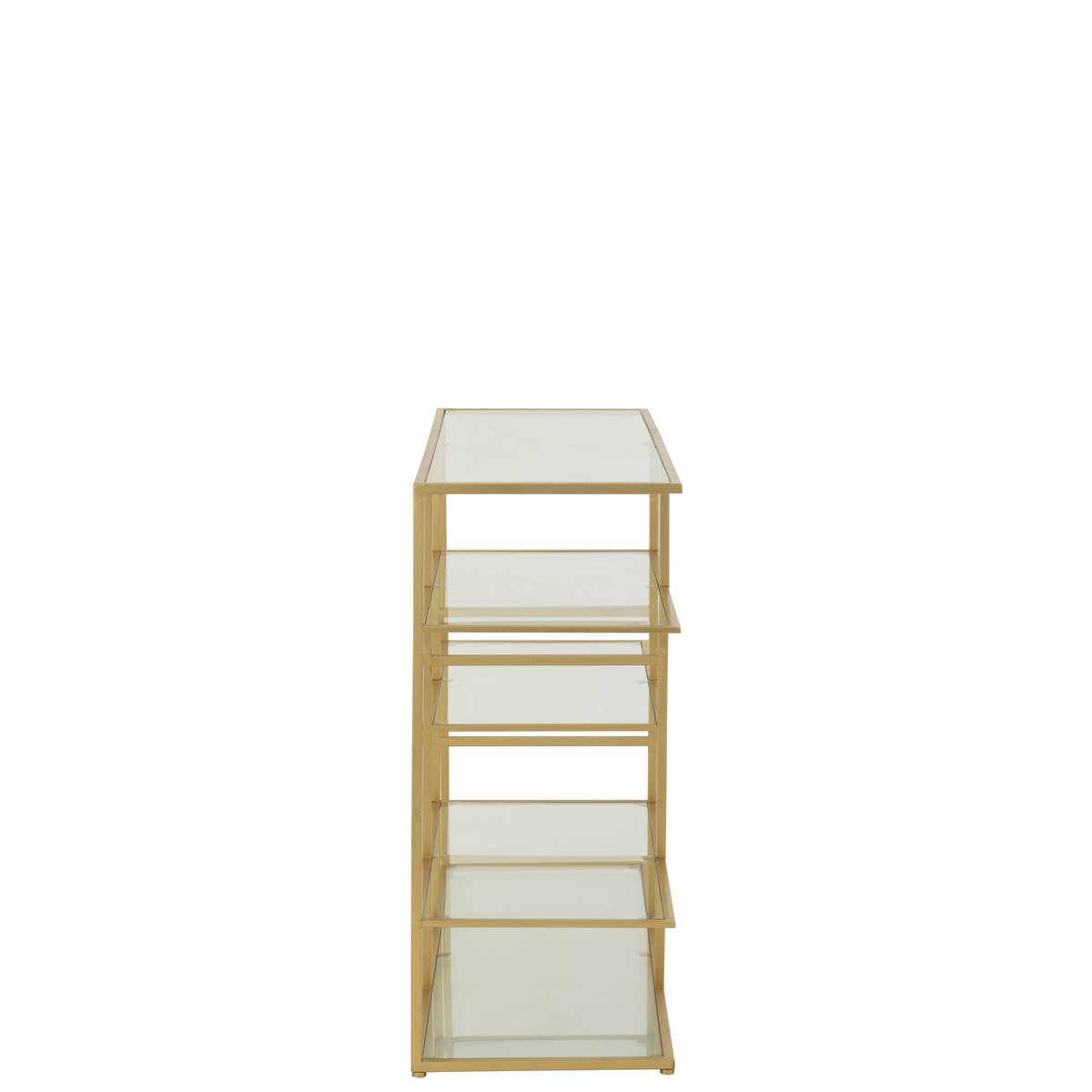Détail de la finition dorée de la console J-Line