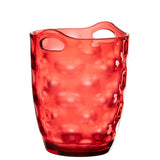 Seau à glace J-Line Leonard rouge - vue de côté