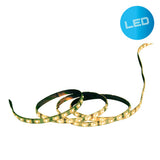 LED "Stripe" env. 5 m de long, avec 2 liants flexibles et alimentation en fiche; 300 LED, jaune.
