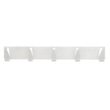 Gorillz Raw XL Five - Industriel - Portemanteau Mural - Penderie - 10 Crochets - Blanc