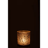 Bougeoir J-Line Stars sur une table, ajoutant une touche chic