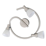 3 appliques LED. Spot de plafond "Feltre" d:28cm