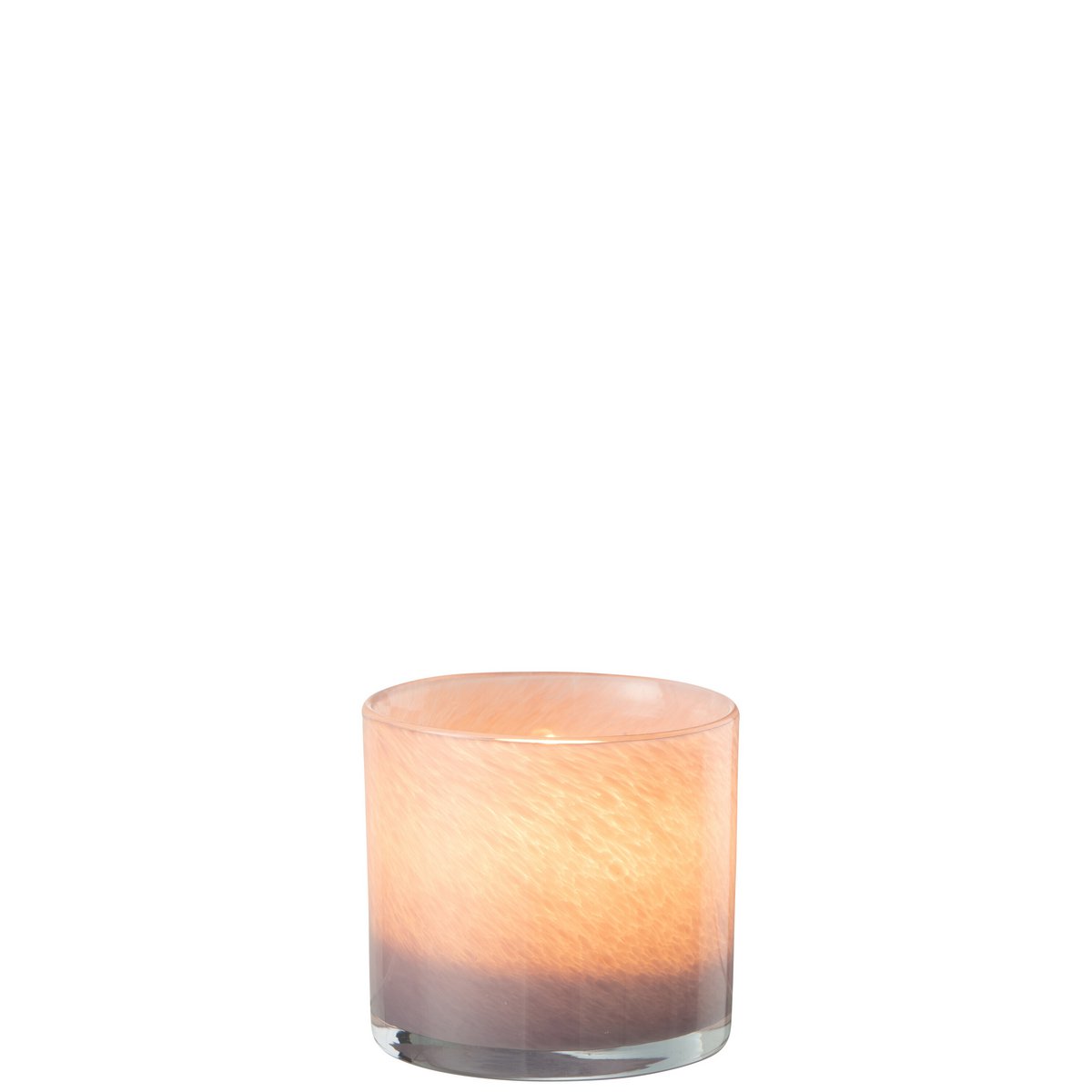 Photophore J-Line Jade, détail du verre violet