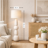 Lampadaire Menko Crème