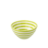 Bol J-Line Come Grenade Stripes en céramique multicolore, vue de face
