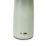 Table sans fil "PilU", 16,5 cm de haut, au-dessus de Ø de 15 cm, métal dans la menthe, plastique blanc, LED intégrée, 280 lumens, dimmable par capteur tactile, blanc chaud blanc