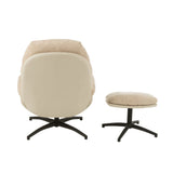 Structure en métal noir du fauteuil relax J-Line