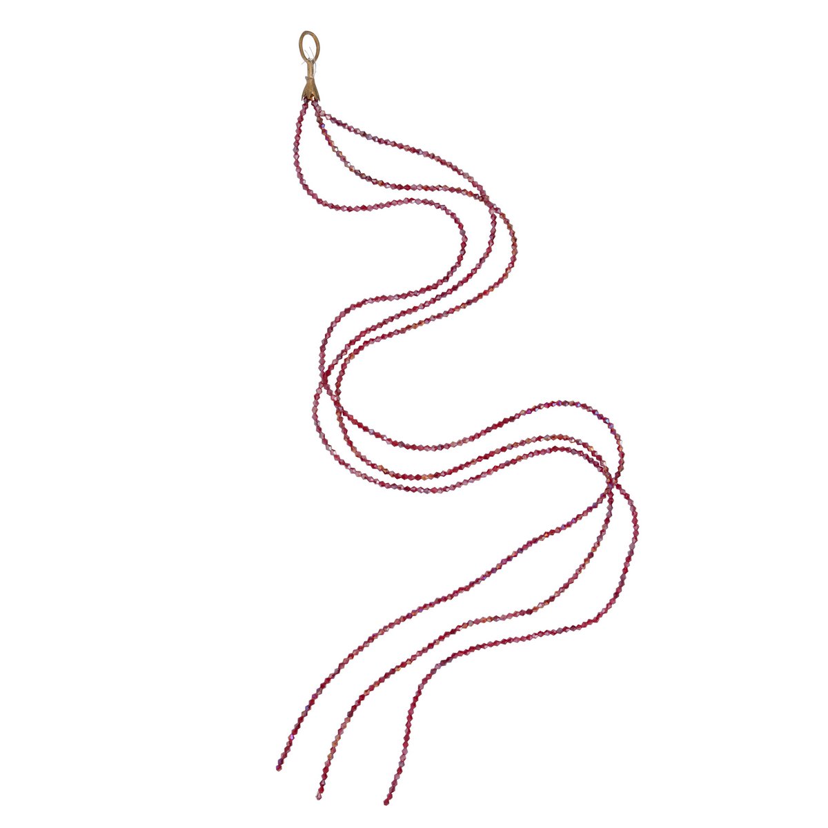 Paquet Strass Pearl Rouge J-Line, décoration élégante et festive