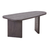 Table basse Melo en marron foncé avec finition moderne et élégante