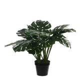 Plante artificielle Monstera verte avec feuilles détaillées