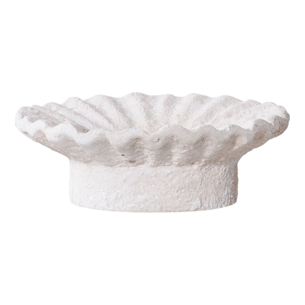 Lot de deux bougeoirs scandinaves en céramique blanche