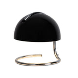 Lampe de table Burano noir vue de face, design moderne et élégant.