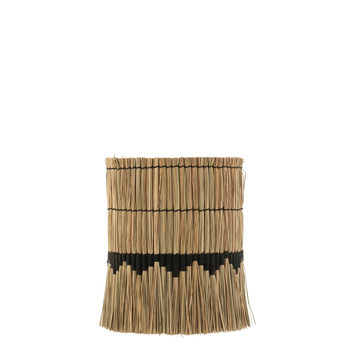 Abat-jour J-Line Motif en rotin naturel et noir, design élégant