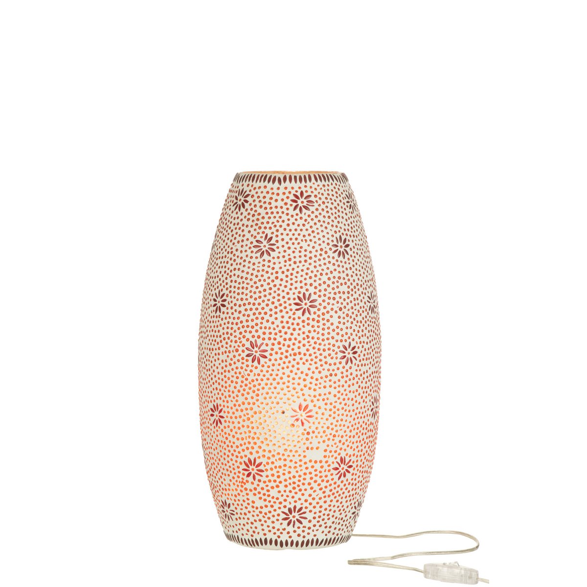 Lampe Bram posée sur une table, ambiance moderne