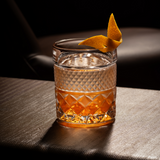 Lot de 4 verres à whisky en cristal transparent