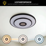 Plafond LED "Gênes" D: 49,5 cm