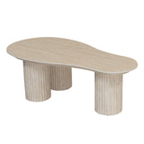Craft Table Basse Grande Céramique Travertin