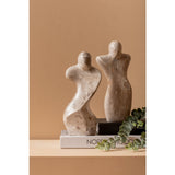 Zoom sur la finition de la statue mâle abstrait
