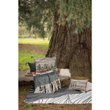Coussin brodé Dusko Sienne 30 x 50