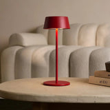 Lampe de table rechargeable rouge Hugo Berry