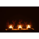 Photophore J-Line en ambiance festive, éclairage doux