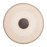 Plafond LED "Boise" Ø 51 cm avec de nombreuses fonctions, en métal et en plastique, blanc, avec des LED intégrées, éclairage pour le salon ou le bureau