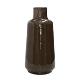 Vase Jana Elite en verre marron foncé
