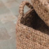 Panier de Rangement TANIMBAR en Jacinthe d'Eau