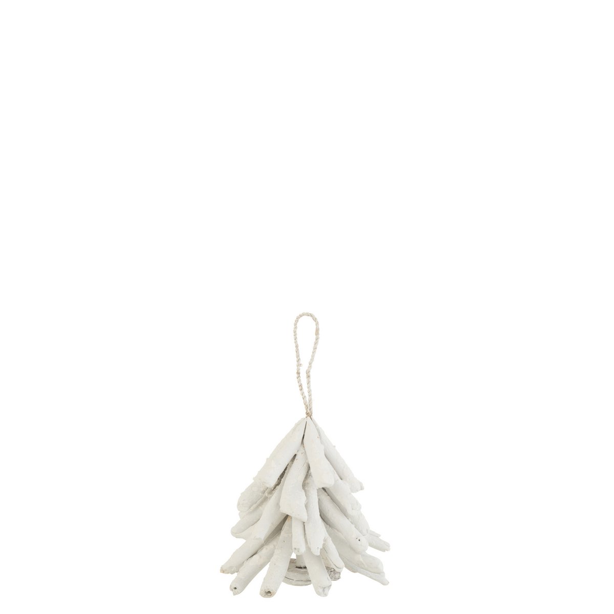 Suspension Arbre J-Line en bois flotté blanc, design scandinave élégant