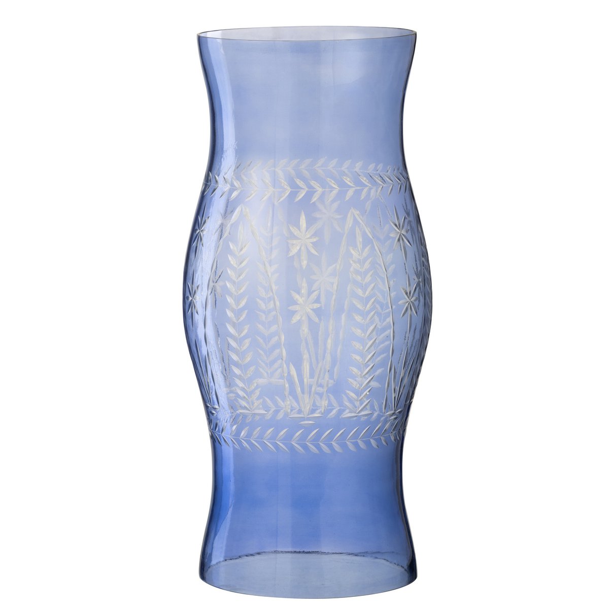 Verre de vent J-Line bleu - vue avant avec lumière naturelle