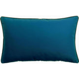 Coussin uni Alga extérieur Indigo 40 x 65