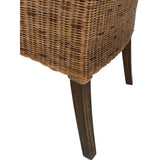 Chaises de salle à manger Ensemble 4 pièces Roard Armlehner fauteuil bilbao chaise rembourrée un fauteuil de fauteuil de fauteuil