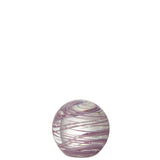 Presse-papier J-Line Whirlpool en verre violet avec design moderne et élégant