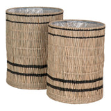 Vinh Planter - Jardinière en jonc de mer naturel, vue d'ensemble