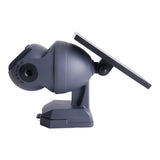 Lampe murale extérieure solaire LED "Moho" avec détecteur de mouvement et pli de caméra de sécurité, lumière murale en plastique en gris, avec LED intégrée