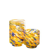 Vase Arun J-Line avec des fleurs colorées