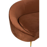 Canapé Elisabeth J-Line en métal et textile dans un intérieur chic