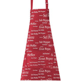 Tablier Sel & Poivre rouge