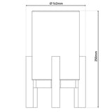 Lampe Madita avec éclairage LED, mise en situation