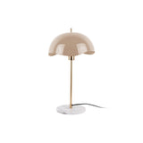 Lampe de table à dôme ondulé