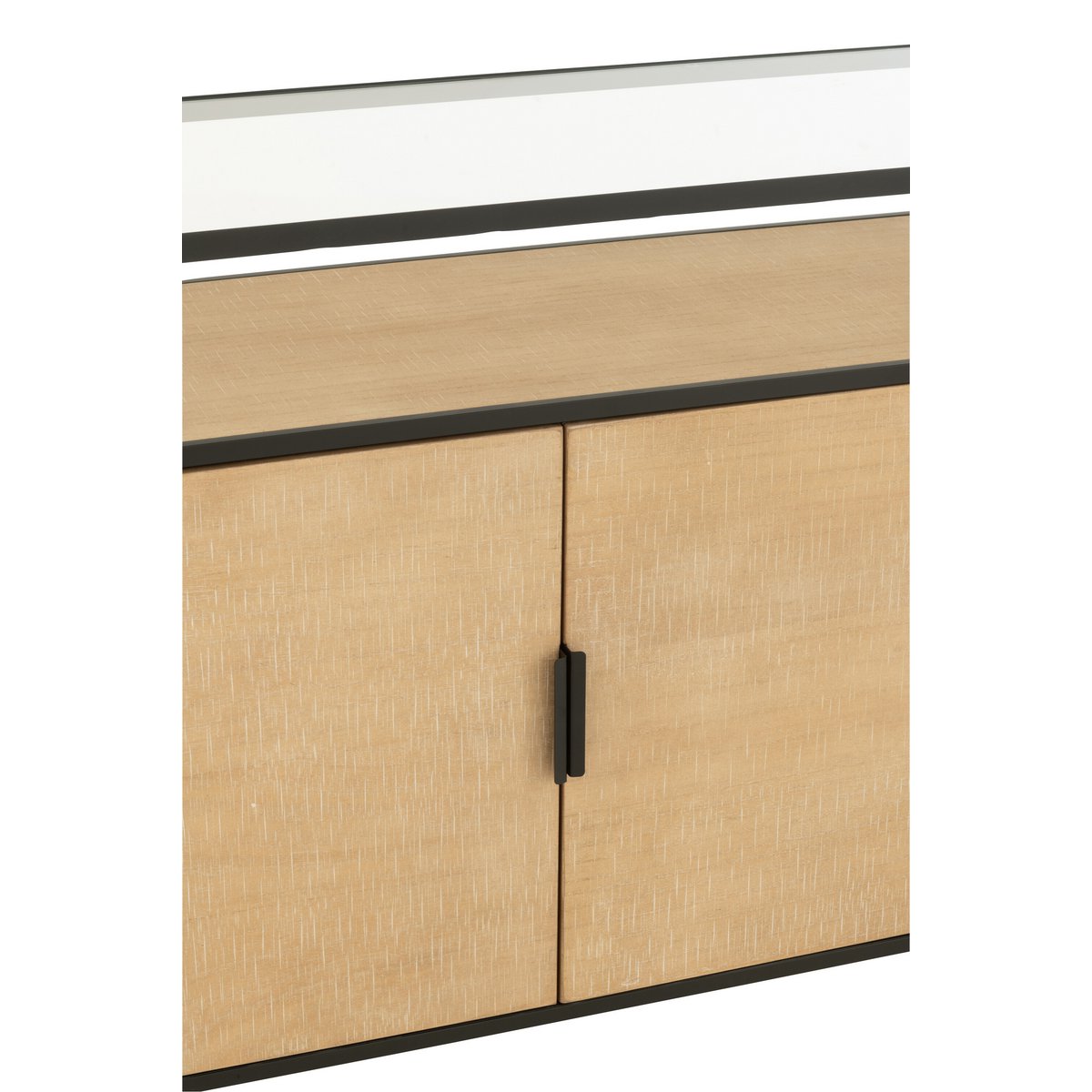 Armoire J-Line Ovy avec vêtements organisés