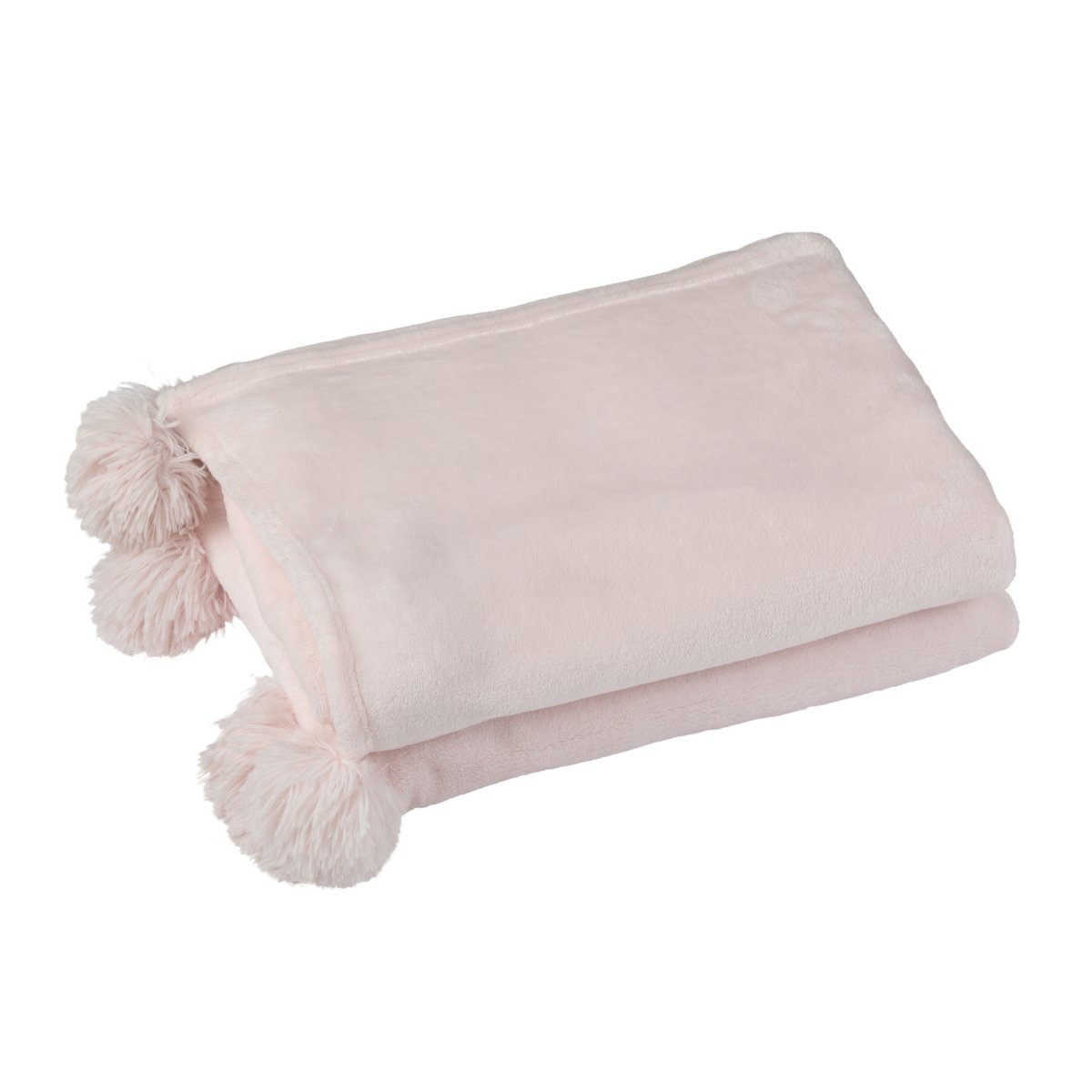 Détail du tissu polyester du plaid Pompon J-Line