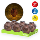 Lampe solaire décorative LED L / B: Bronze 18 cm