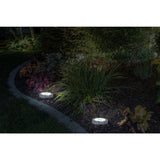 3 Set LED LED Solar-Floor-Spit "Kian", pour l'extérieur, lampadaire en plastique en gris, avec LED intégré