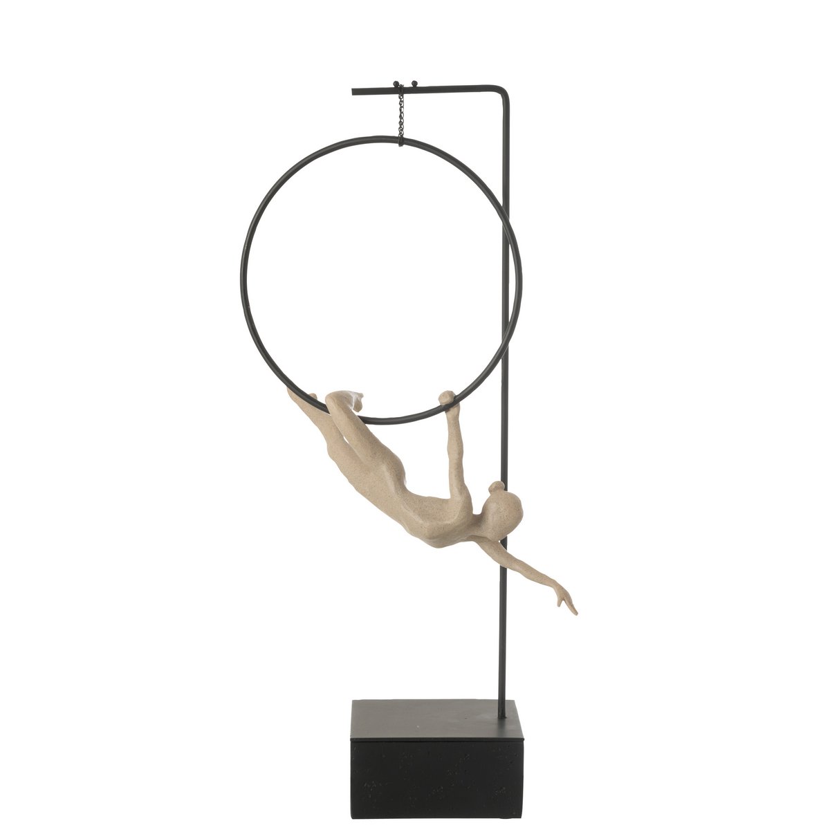 Détail du cerceau de gymnaste Gamma, mettant en valeur la texture de la résine.