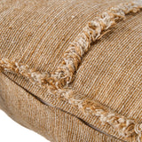 Housse de Coussin à Franges Sahara - Marron Naturel - 50x50