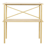 Table Console Manaus en bambou naturel avec design épuré