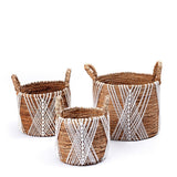Panier de rangement | Panier à plantes | Panier à linge LAWU en fibre de banane (3 tailles)